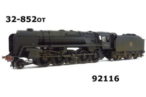 Bachmann 32-852OT 9F Class|92069|In BR Black Livery with Early Emblem|Olivia's Weathered
