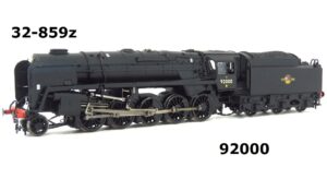 Bachmann 32-859z. Class 9F 2-10-0 |92000 in BR Black Late Crest Livery | ESU V5 Sound + Added Options