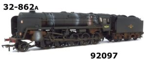 Bachmann 32-862A. Class 9F 2-10-0|92097| In BR Black Late Crest Livery|Tyne Dock