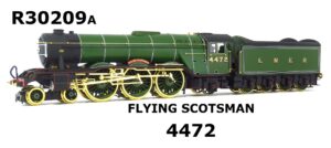 Hornby Dublo R30209A. A3 Class 4-6-2 |4472 Flying Scotsman |In LNER Apple Green Livery|1963 Alan Pegler|Gold Plated Limited Edition|